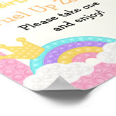 ガールズイットフポップ・アートのィードジェ誕生日 ポスター (角)