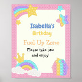 ガールズイットフポップ・アートのィードジェ誕生日 ポスター (正面)