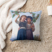 ガールズウィズさくらんぼブランチブゲロー クッション (ブランケット)