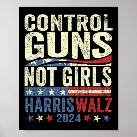 ガールズウィメンズライツHarris-waltzをコントロール銃 ポスター (正面)