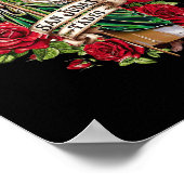 ガールズウィメンズレッドローゼサンジュダスタデオコンバンデラ ポスター (角)