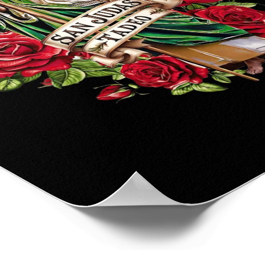 ガールズウィメンズレッドローゼサンジュダスタデオコンバンデラ ポスター (角)