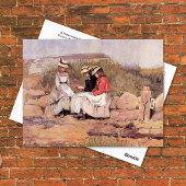 ガールズウィンスローホーマーロブスター ポストカード