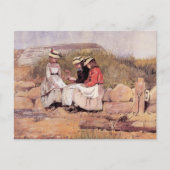 ガールズウィンスローホーマーロブスター ポストカード (正面)