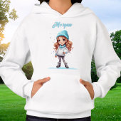 ガールズウィンターアイススケート姿スケートパーソナライズされた