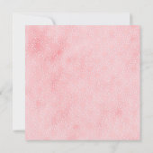 ガールズウィンターオネダーランドウッドランドファースト誕生日 招待状 (裏面)