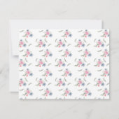 ガールズウィンターベビーシャワー招待状 招待状 (裏面)