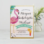 ガールズウィークエンドの旅程招待状 招待状 (スタンド正面)