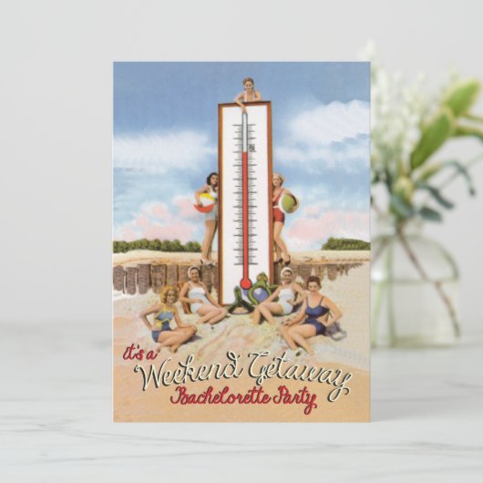 ガールズウィークエンドゲタウェイバチェロレッテ招待状 招待状 (スタンド正面)