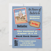 ガールズウィークエンドゲタウェイバチェロレッテ招待状 招待状 (裏面)