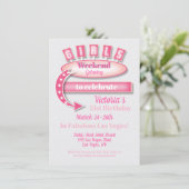 ガールズウィークエンドゲタウェイラスベガスの旅程 招待状 (スタンド正面)