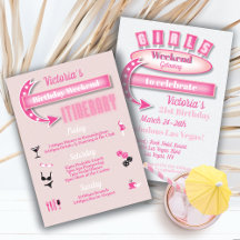 ガールズウィークエンドゲタウェイラスベガスの旅程