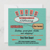 ガールズウィークエンドゲタウェイ招待状 招待状 (裏面)