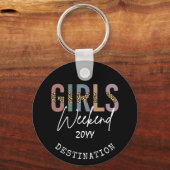 ガールズウィークエンドチーテプリントガールズトリップゲータウェイ キーホルダー (正面)