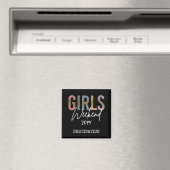 ガールズウィークエンドチーテプリントガールズトリップゲータウェイ マグネット (インサイチュ (食洗機))