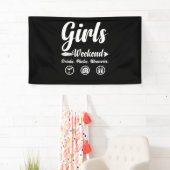 ガールズウィークエンドバケーションドリンクフォトメモリ 横断幕 (インサイチュ)