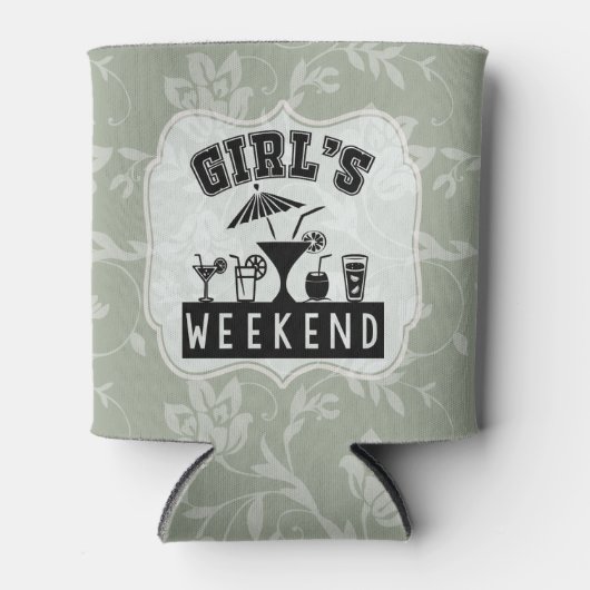 ガールズウィークエンドビールカスタマイズパーティーから任意の色 缶クーラー (正面)