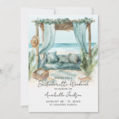 ガールズウィークエンドブルービーチバチェロレッテ 招待状 (正面)