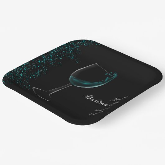 ガールズウィークエンドモックテールバチェロレッテブルー ペーパープレート (傾斜あり)