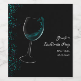 ガールズウィークエンドモックテールバチェロレッテブルー ワインラベル