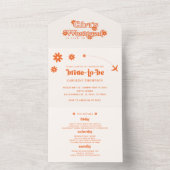 ガールズウィークエンドレトロバチェロレッテオールイン オールインワン招待状 (内側)