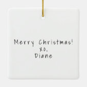 ガールズウィークエンド ナッシュビル ファッションイラスト ギフト セラミックオーナメント (裏面)