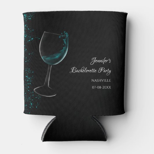 ガールズウィークエンド モクテル バチェロレッテパーティー ブルー 缶クーラー (正面)