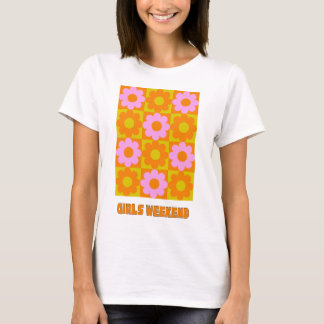 ガールズウィークエンド レトロ バチェロレッテパーティー 花嫁 Tシャツ