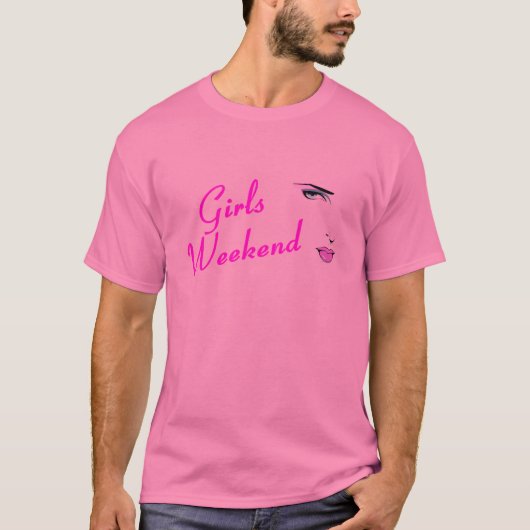 ガールズウィークエンド(顔) Tシャツ (正面)