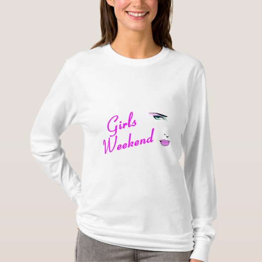 ガールズウィークエンド(顔) Tシャツ (正面)