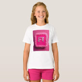 ガールズウェアテンプレート3DガールズキッズTシャツ Tシャツ (正面フル)