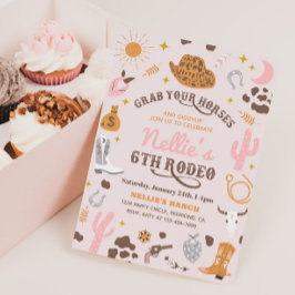 ガールズウェスタン招待状 |女性のカーボーイ招待状 招待状