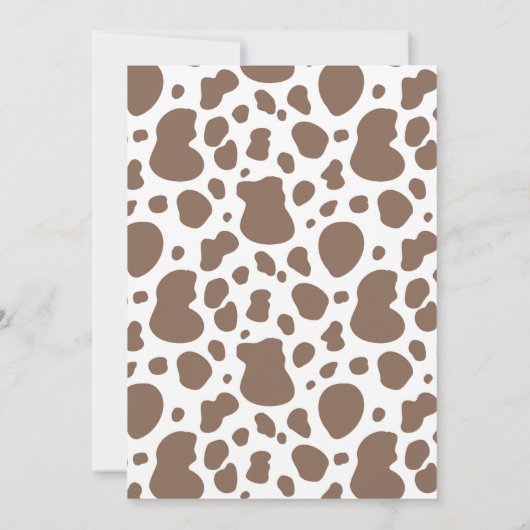 ガールズウェスタン招待状 |女性のカーボーイ招待状 招待状 (裏面)