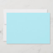 ガールズウォータースライド誕生日-ウォーターパークプールパーティー 招待状 (裏面)