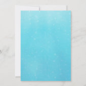 ガールズウォーターパーク誕生日パーティーの招待 招待状 (裏面)