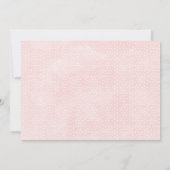 ガールズウッドランドアニマルズ1st誕生日招待状 招待状 (裏面)