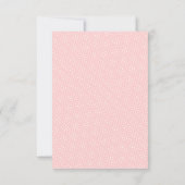 ガールズウッドランドディアおむつラッフルチケット 招待状 (裏面)