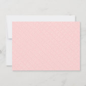 ガールズウッドランドディアーベビーシャワー招待状 招待状 (裏面)