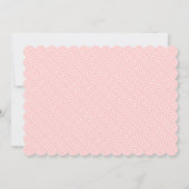 ガールズウッドランドディアーベビーシャワー招待状 招待状 (裏面)