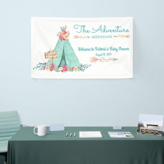 ガールズエスピー赤ちゃんシャワー 横断幕 (トレードショー)