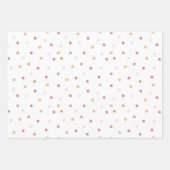 ガールズエレファント&フラワーラッピング紙シート ラッピングペーパーシート (正面2)