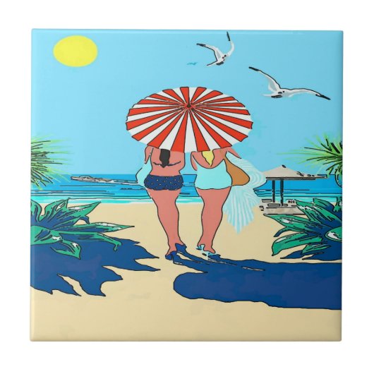 ガールズオンビーチ タイル (正面)