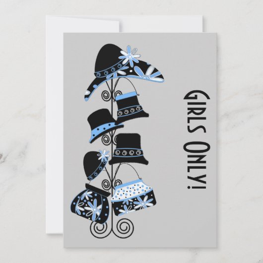 ガールズオンリー招待状 招待状 (正面)