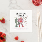 ガールズカウガール独身最後の週末 スタンダードカクテルナプキン (インサイチュ)