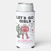 ガールズカウガール独身最後の週末 スリム缶クーラー (Seltzer裏面)