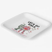 ガールズカウガール独身最後の週末 ペーパープレート (傾斜あり)