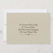 ガールズカトリック第一聖餐式招待状 招待状 (裏面)