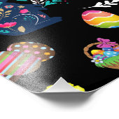 ガールズカラテハッピーイースター装飾品 フォトプリント (角)