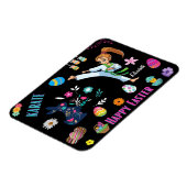 ガールズカラテハッピーイースター装飾品 マグネット (左側)