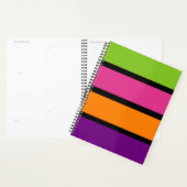 ガールズカラフルストライプ プランナー手帳 (ディスプレー)